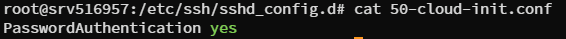 Directory /etc/ssh/sshd_config.d