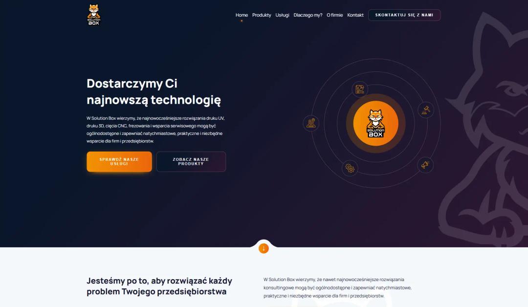 Wizualizacja strony internetowej